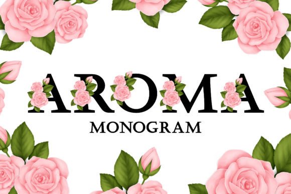 Aroma Monogram: Crafting Visual Stories with Elegance