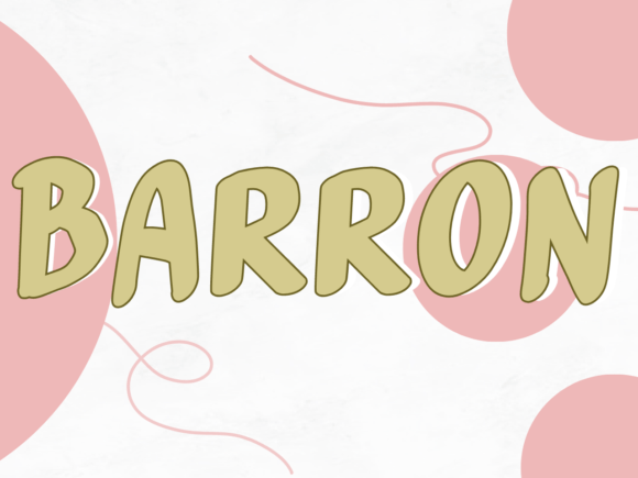 Barron: A Handwritten Font That Feels Like a Friendly Handshake