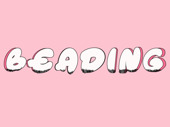 Beading: A Sweet Handwritten Font for Creative Projects