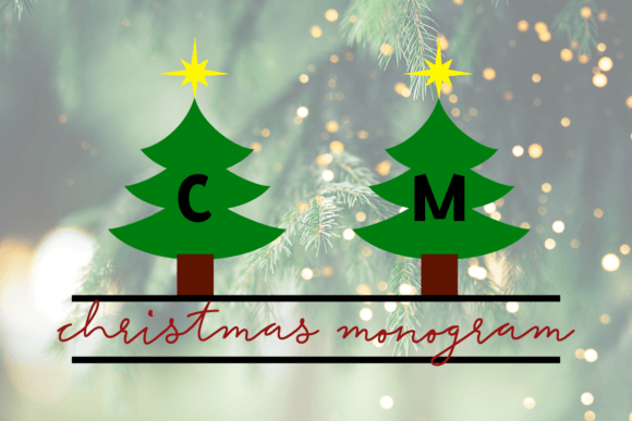 Christmas Monogram: A Typeface for Festive Personalization