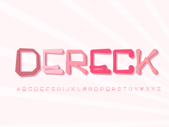 Dereck: A Display Font That Demands Attention
