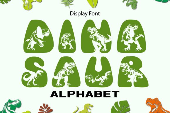 Dinosaur Alphabet: A Joyful Font for Creative Projects