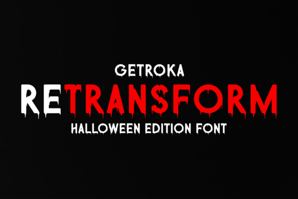 Getroka Retransform: The Bold All-Caps Display Font for Modern Projects