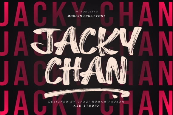 Jacky Chan: The Hyper-Realistic Display Font for Bold Design