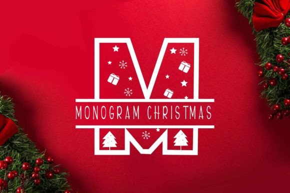 Monogram Christmas: A Festive Font for Holiday Designs
