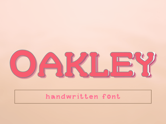 Oakley: A Sweet and Friendly Font for Authentic Designs