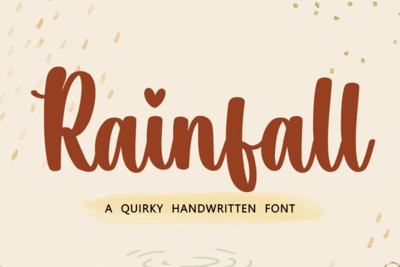 Rainfall: Where Handwritten Whimsy Meets Professional Polish