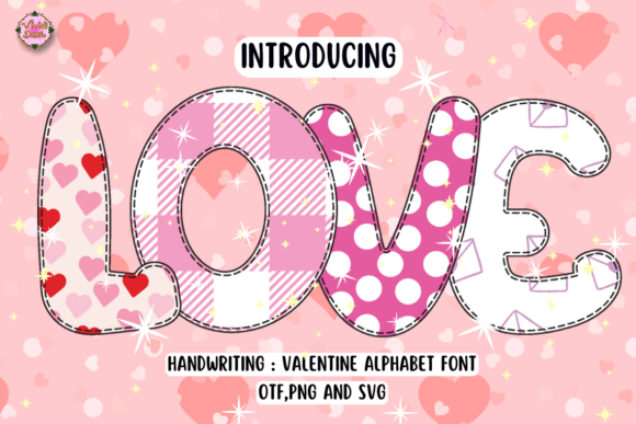 Valentine Alphabet: The Romantic Script for Your Designs