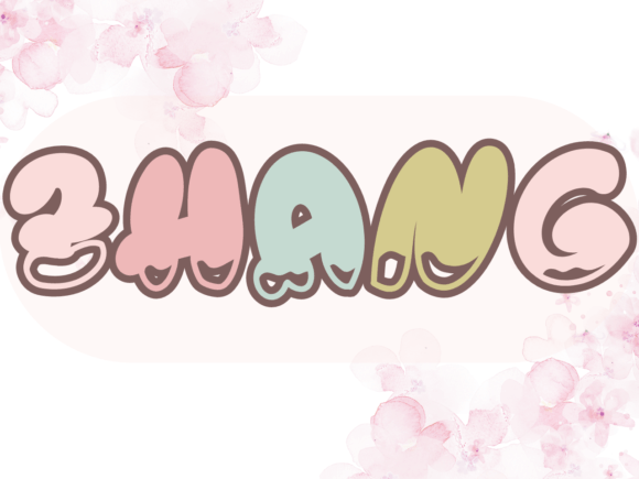 Zhang: The Display Font That Radiates Joy